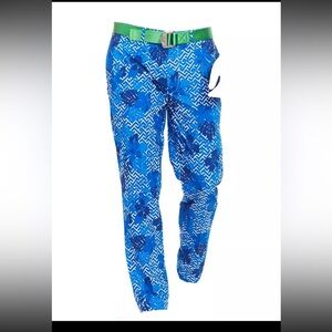 RLX Ralph Lauren Pants in Blue Floral Size 34/32